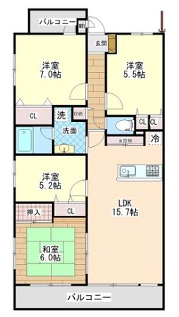 リベール姫路夢前台の物件間取画像